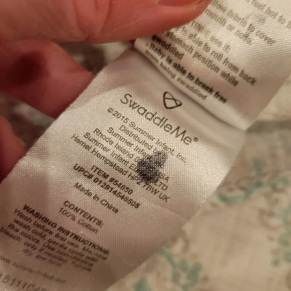 Carter's Swaddle Me 100% Cotton Recieving Blanket Swaddle Blanket Bundle